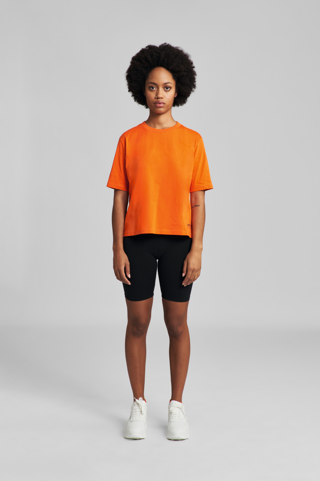 T-Shirt Damen SUSTAINABLE BOXY Orange