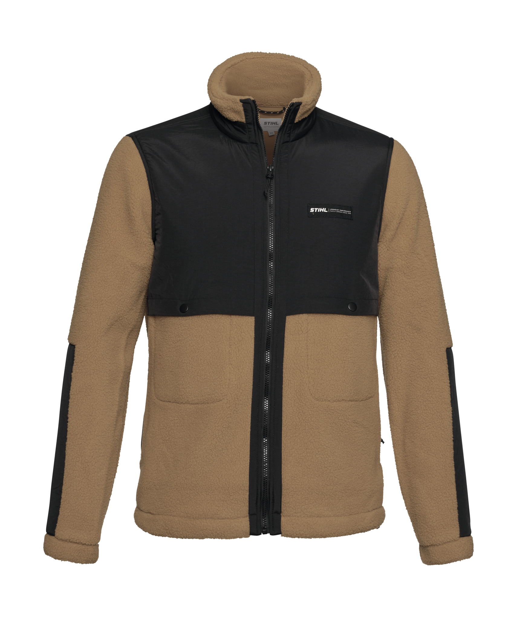 Jacke SHERPA BROWN