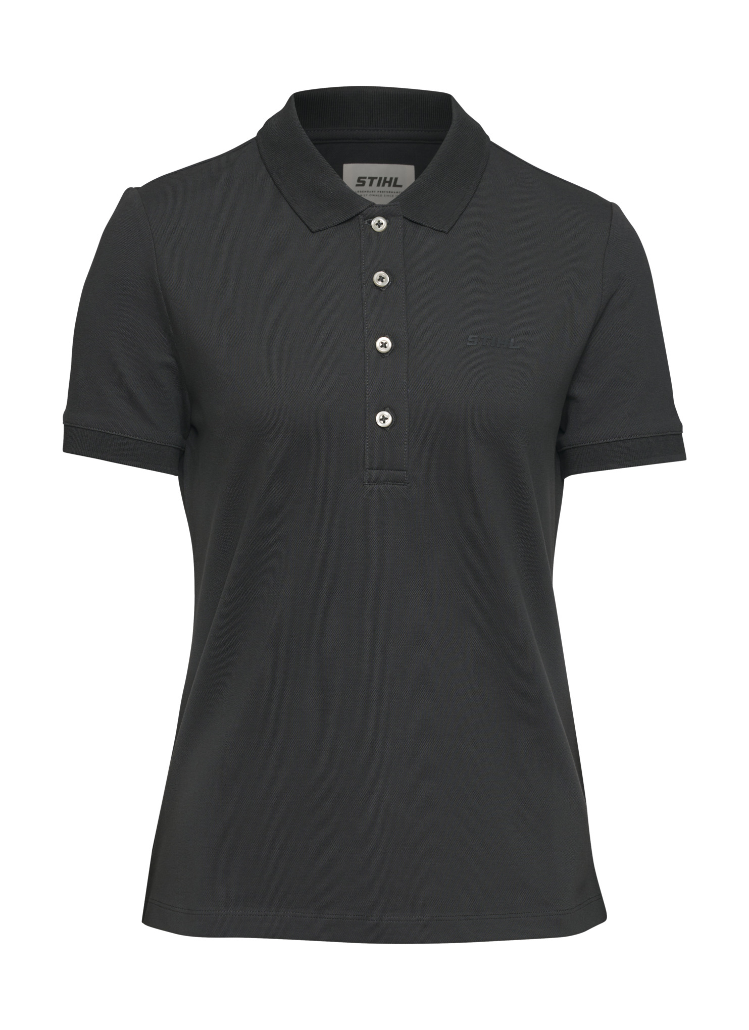 Poloshirt Damen BASIC GREY