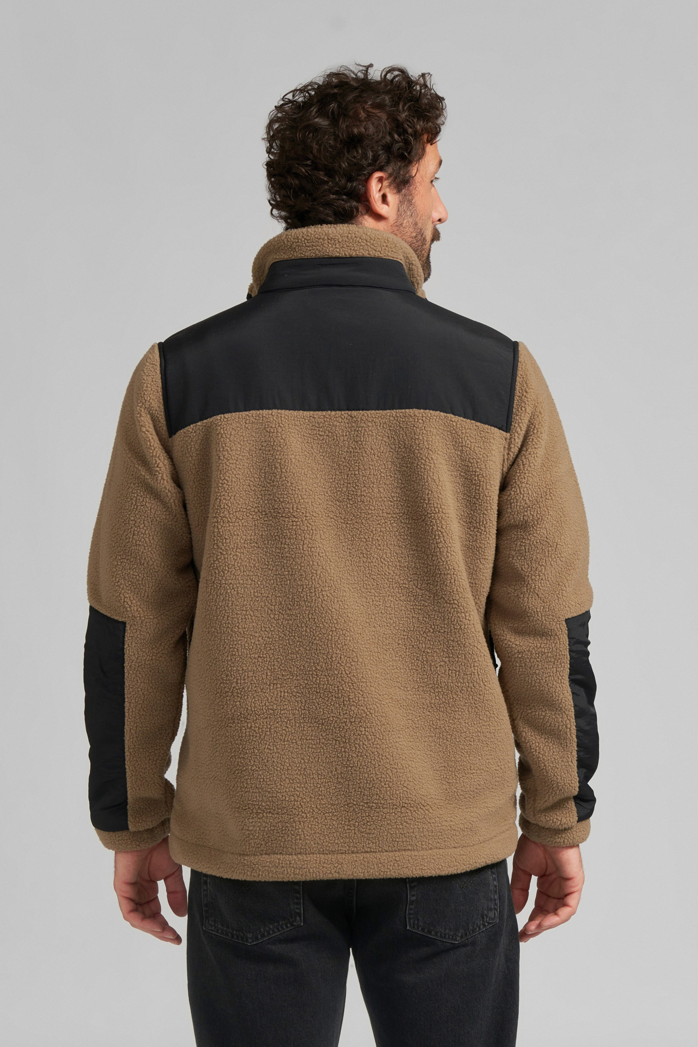 Jacke SHERPA BROWN