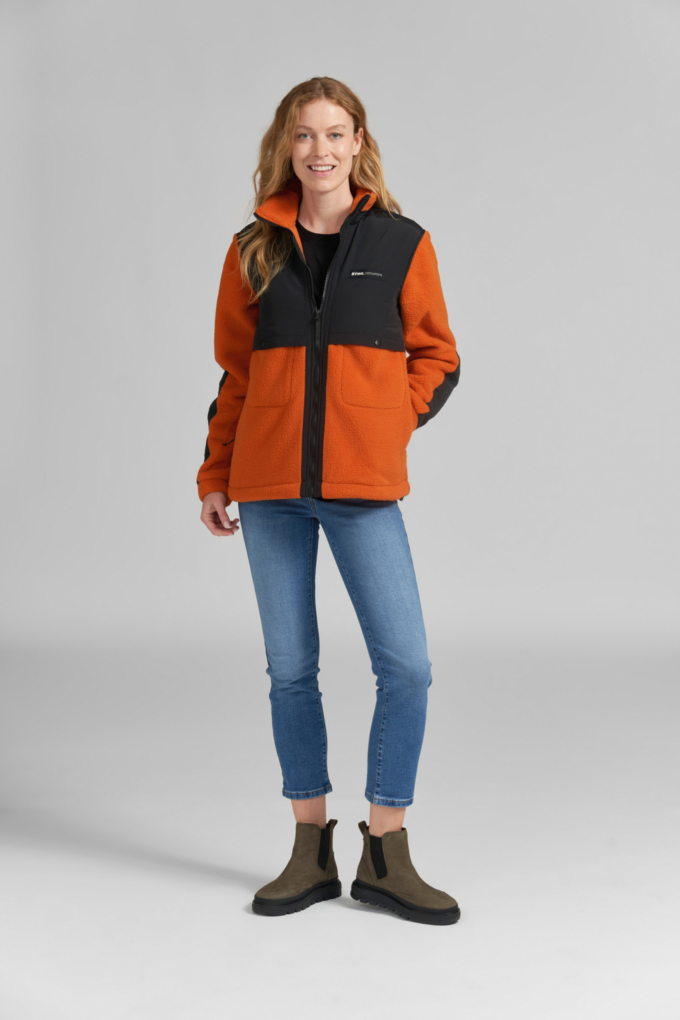 Jacke SHERPA ORANGE